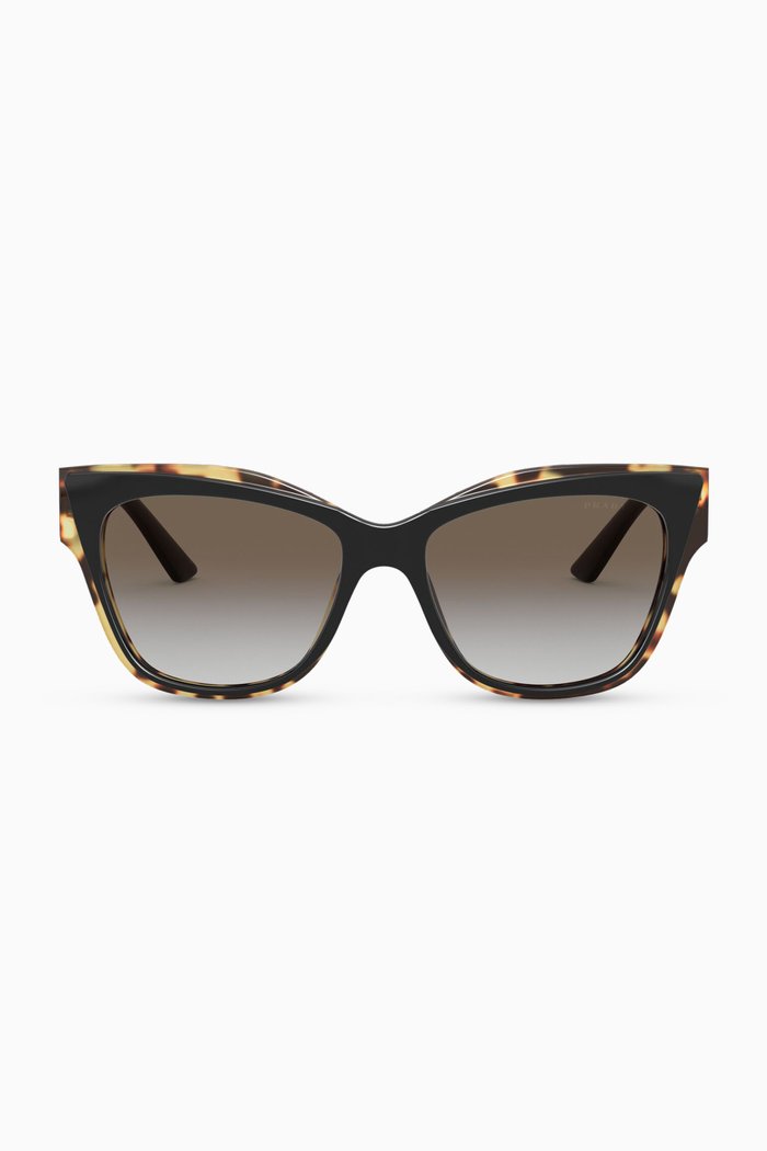 

Irregular Sunglasses in Acetate, Brown