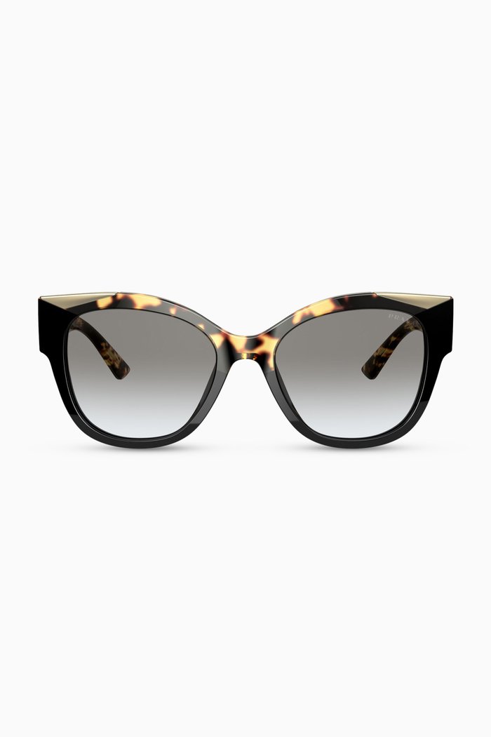 

Irregular Sunglasses in Acetate, Brown