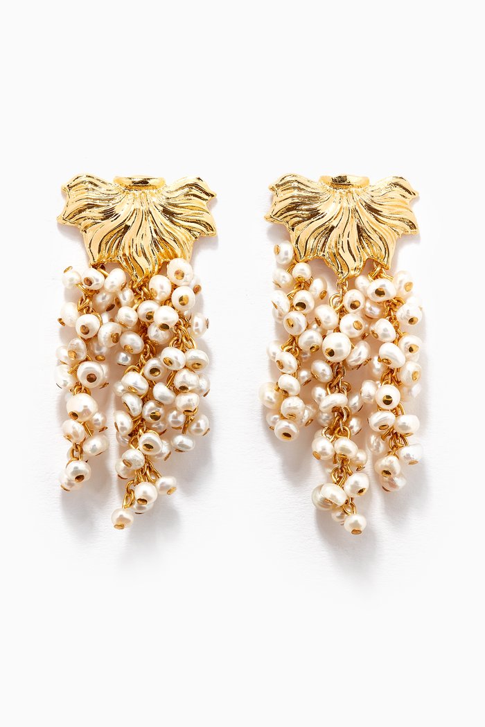 

Frida Earrings in 24k Gold-Plated Bronze