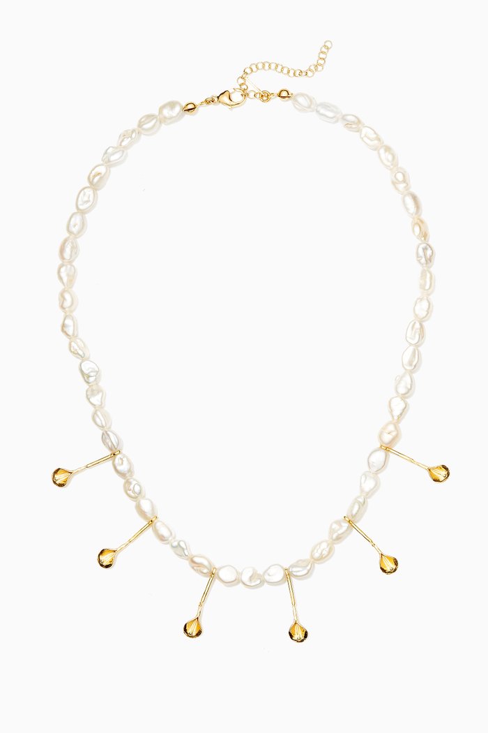 

Symi Necklace in 24k Gold-Plated Bronze