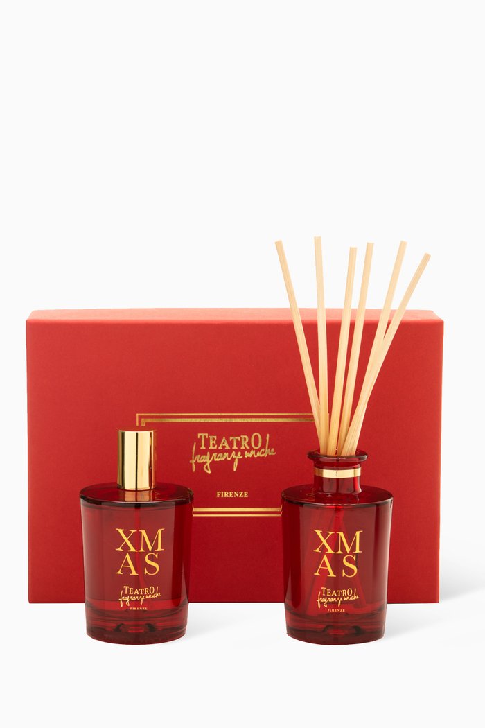 XMAS Spray & Diffuser Mini Gift Set, 100ml, Multicolour