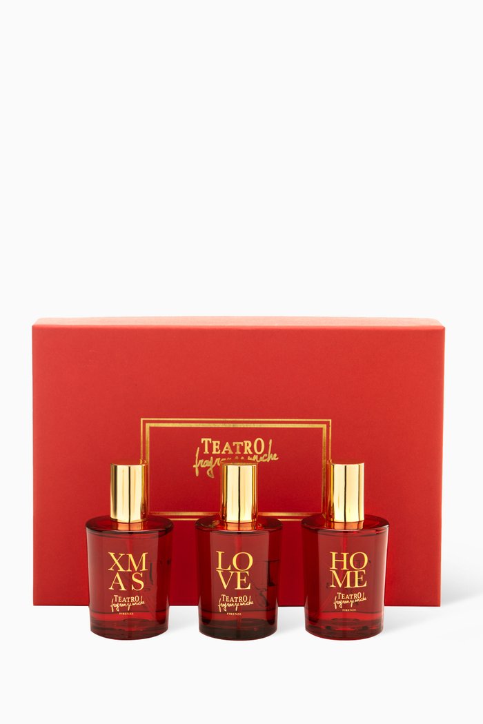 

XMAS, LOVE, HOME Room Spray Mini Gift Set, 50ml, Multicolour