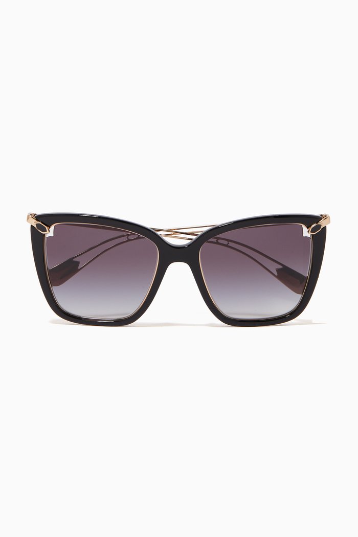 

Serpenti Sunglasses, Black