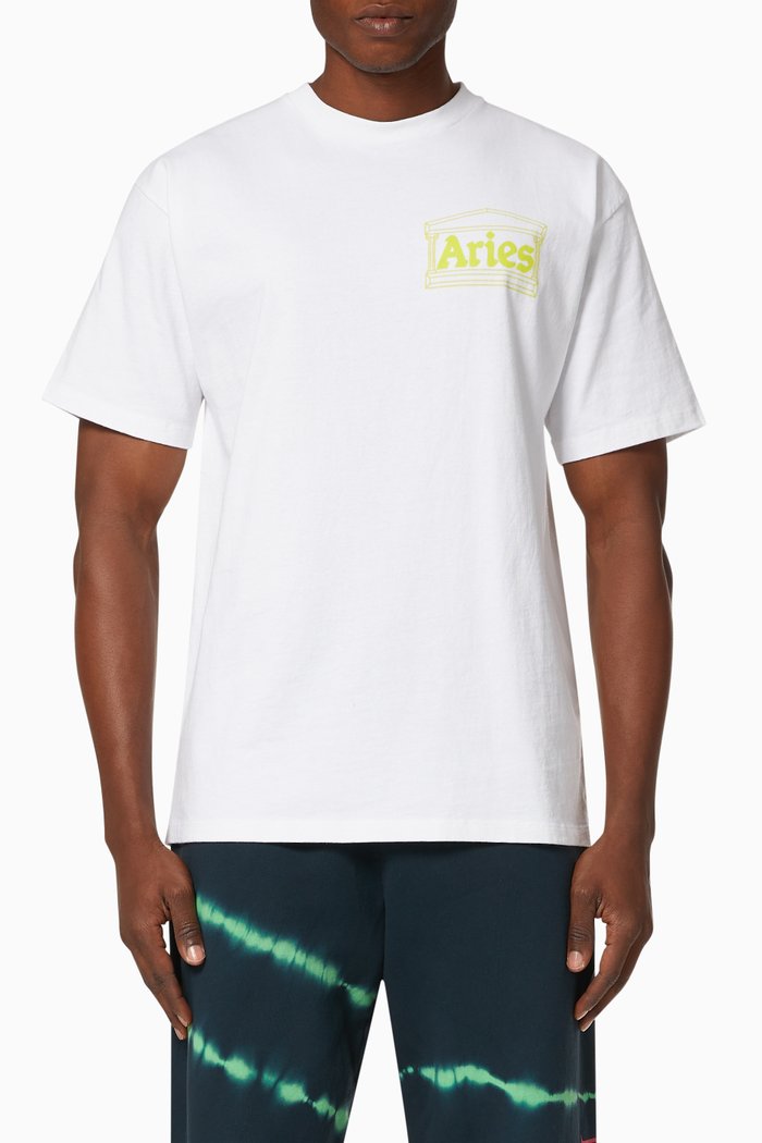 

Temple Cotton T-Shirt, White