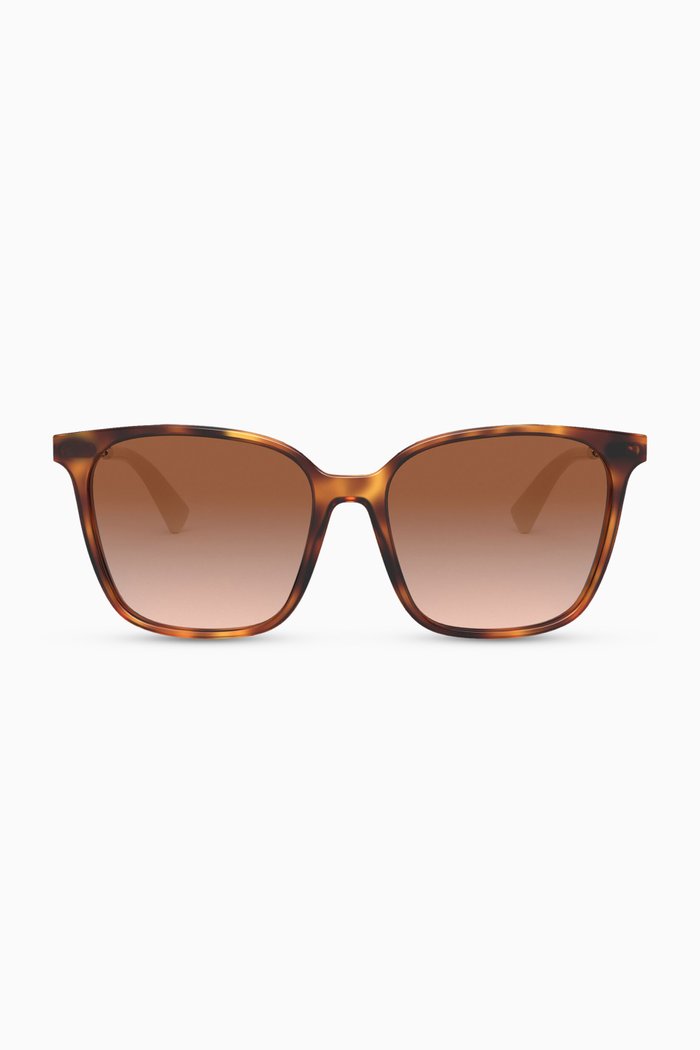 

Square Frame Acetate Sunglasses, Brown