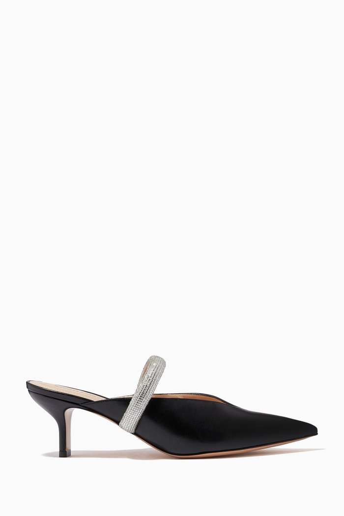 

Leve 60 Mules in Nappa, Black