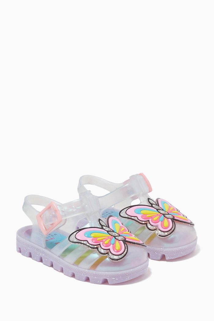 

Unicorn Jelly Sandals, White