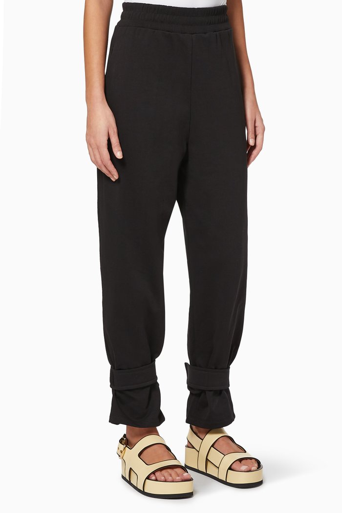 

Tab Cuff Sweatpants, Black