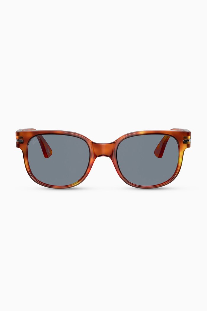 

PO3257S Sunglasses in Acetate, Brown