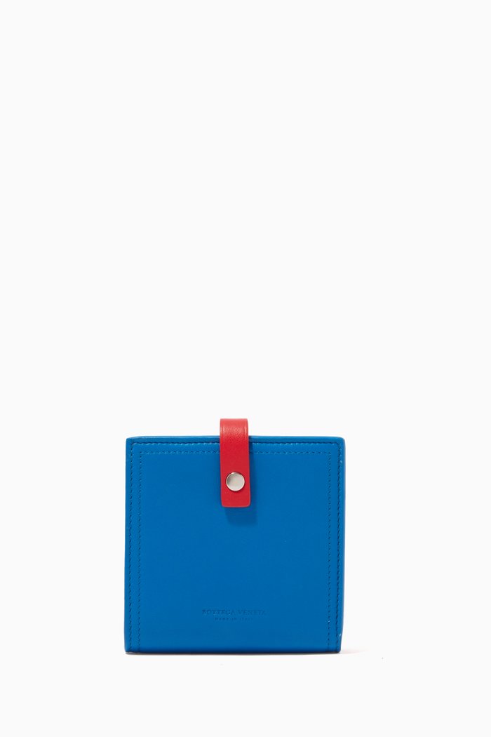 

Mini Wallet in Nappa, Blue