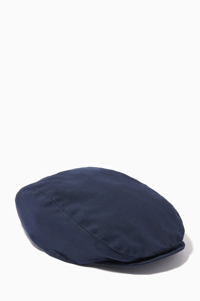 

Flat Cap in Viscose Blend, Blue