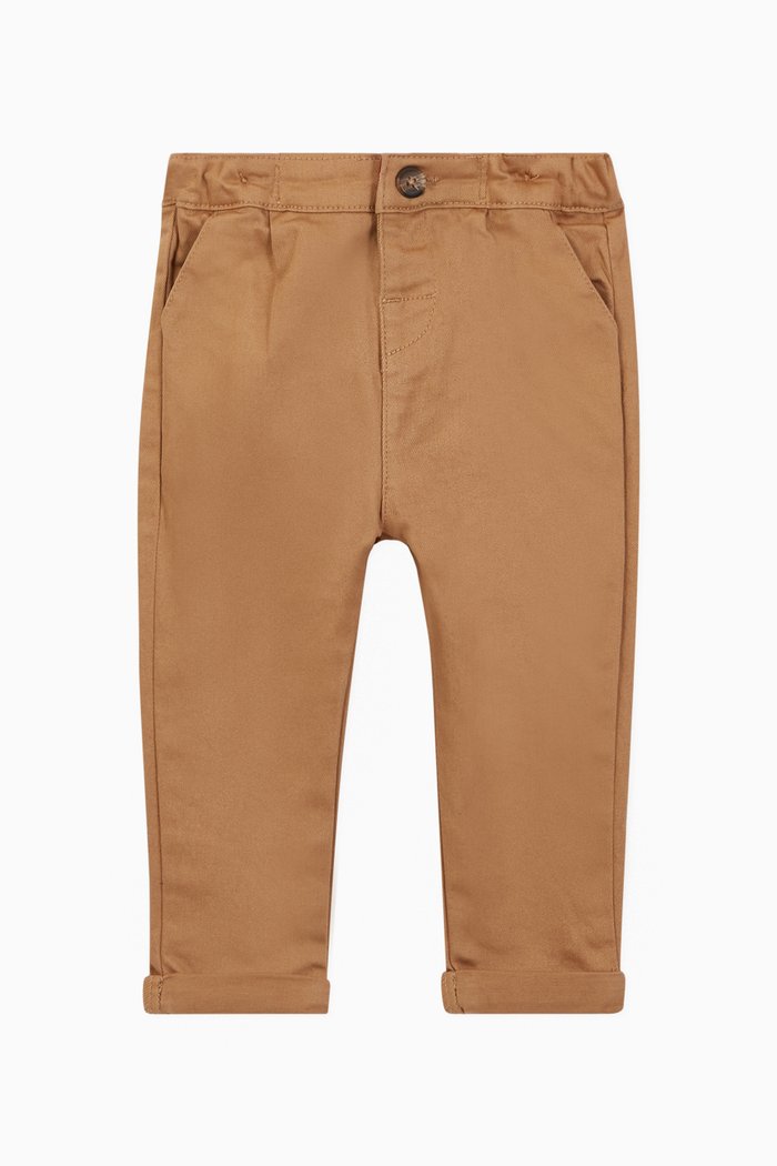 

Stretch Cotton Chino Pants, Grey