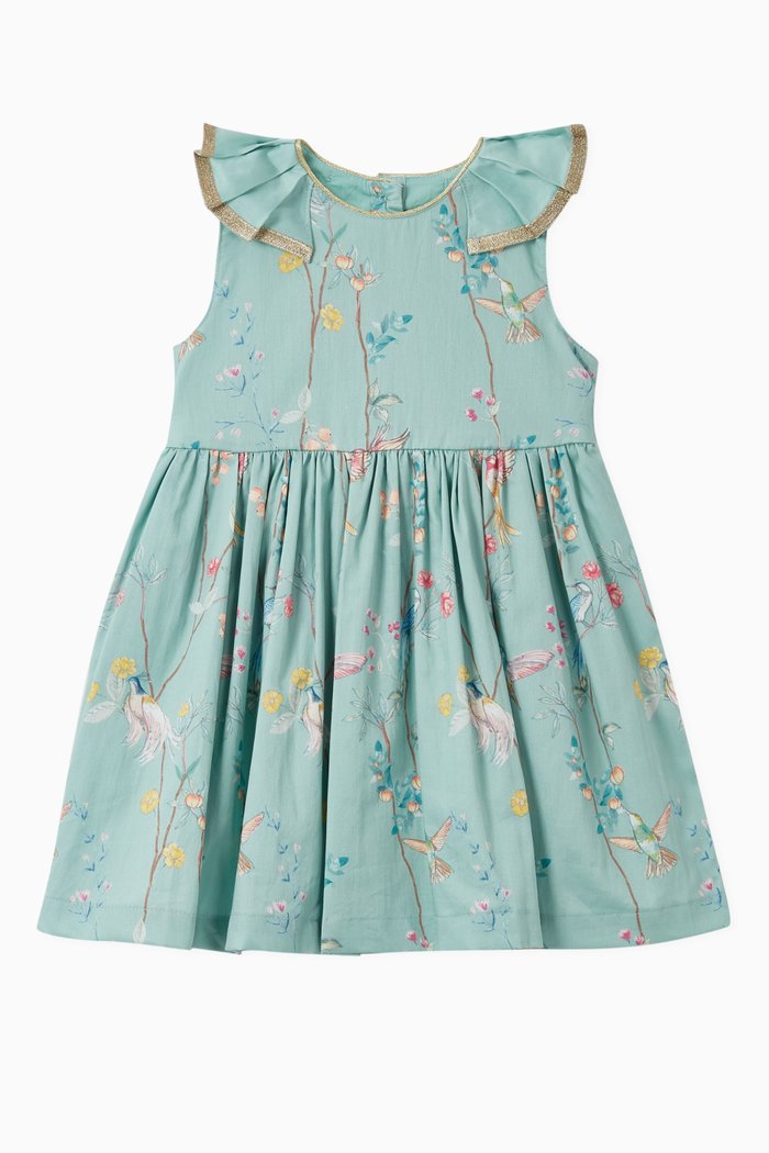 

Floral Cotton Dress, Multicolour