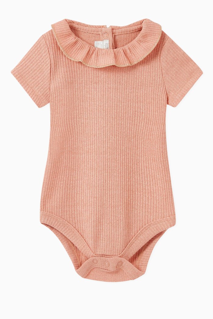 

Ribbed Lurex Bodysuit, Neutral