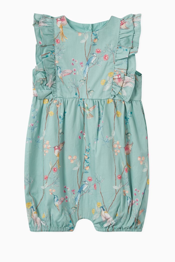 

Floral Cotton Romper, Multicolour