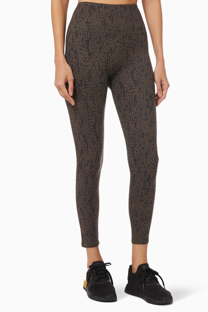 Century High Rise Leggings, 7/8, Brown