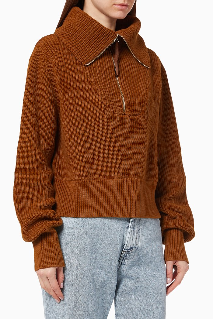 

Mentone Half-Zip Pullover, Brown