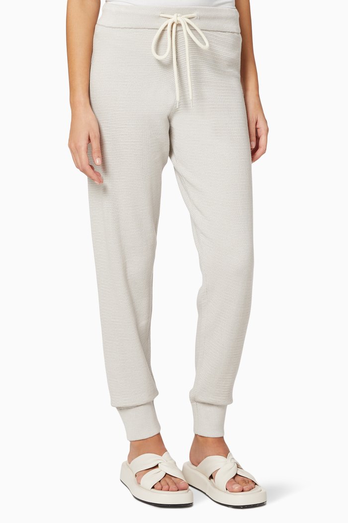 

Alice Cotton Knit Sweatpants, Grey