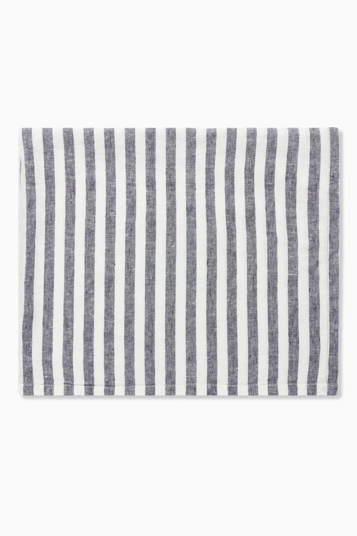 

Linen Beach Towel, Blue