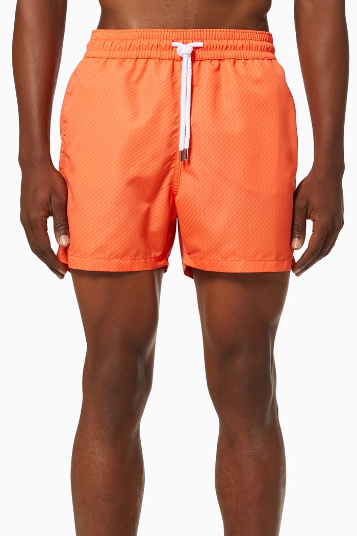 

Sports Tonal Cotton Swim Shorts, Orange
