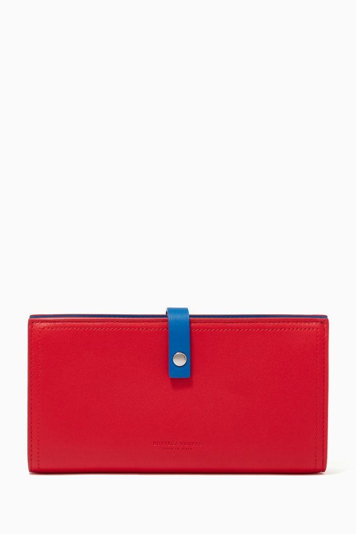 

Continental Wallet in Nappa, Red