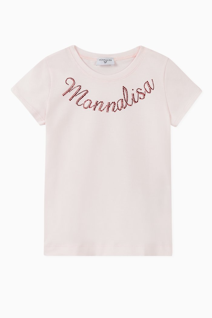 

Logo Jersey T-shirt, Pink