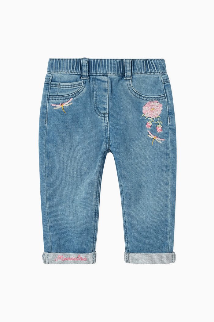 

Rose Denim Jeans, Blue