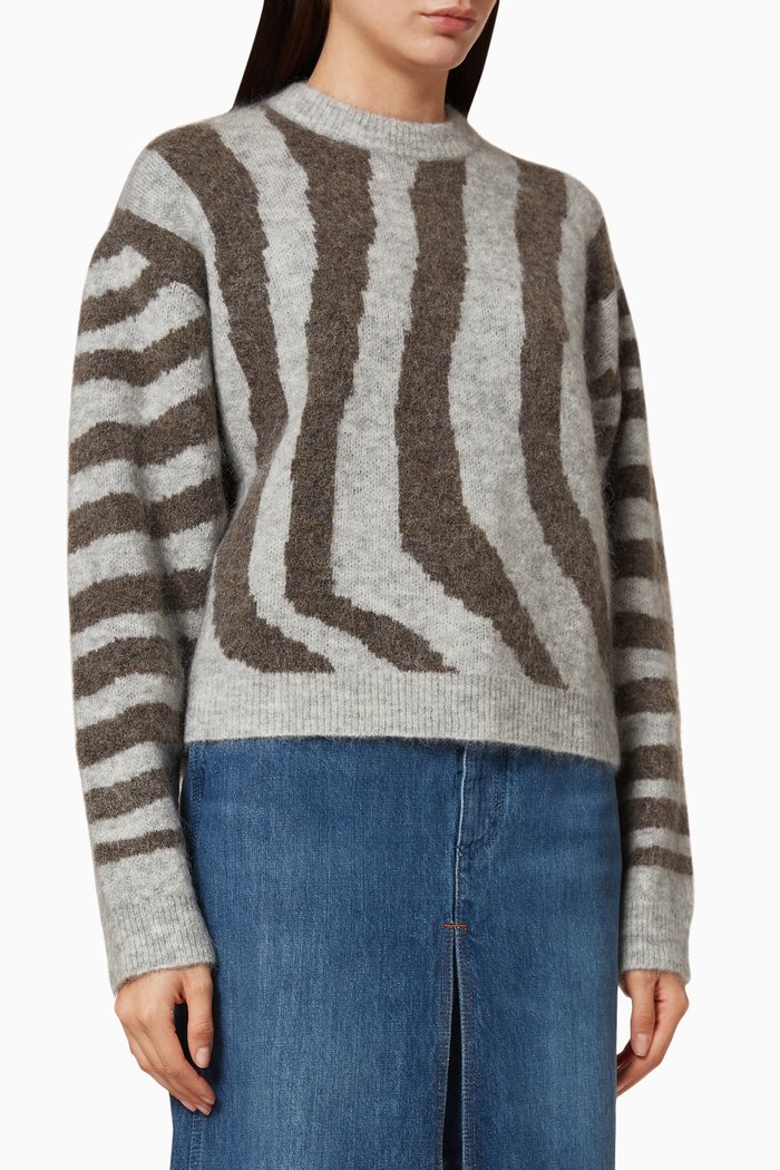 

Cami O-Neck Sweatshirt, Multicolour