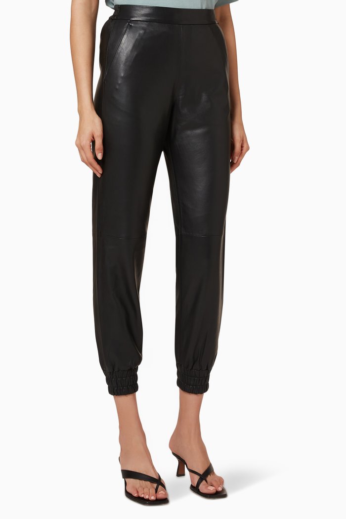 

Malus Leather Pants, Black