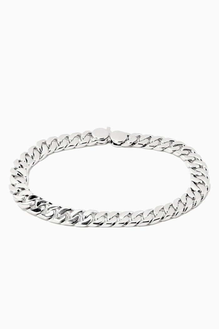 

Curb 7 Bracelet in Sterling Silver