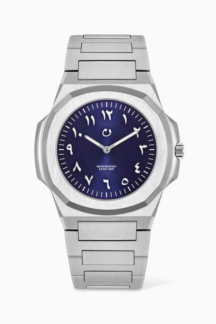 

Montre II Cobalt Blue Silver Quartz Watch, 40.5mm