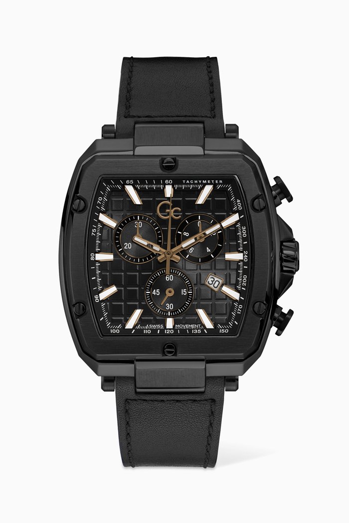 

Spirit Tonneau Chronograph Watch, Black