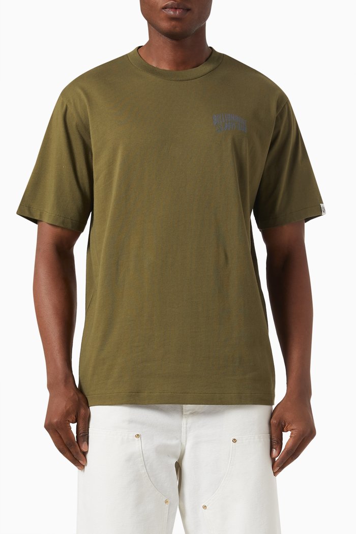 

Small Arch Logo T-shirt in Cotton, Green