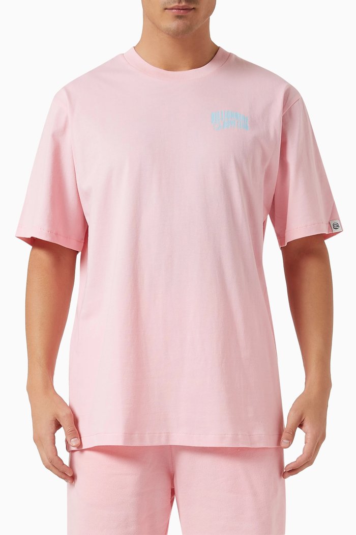 

Small Arch Logo T-shirt in Cotton, Pink