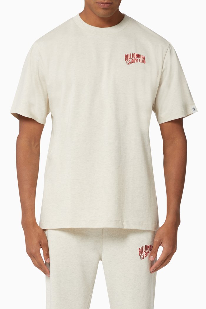 

Small Arch Logo Cotton T-Shirt, Neutral