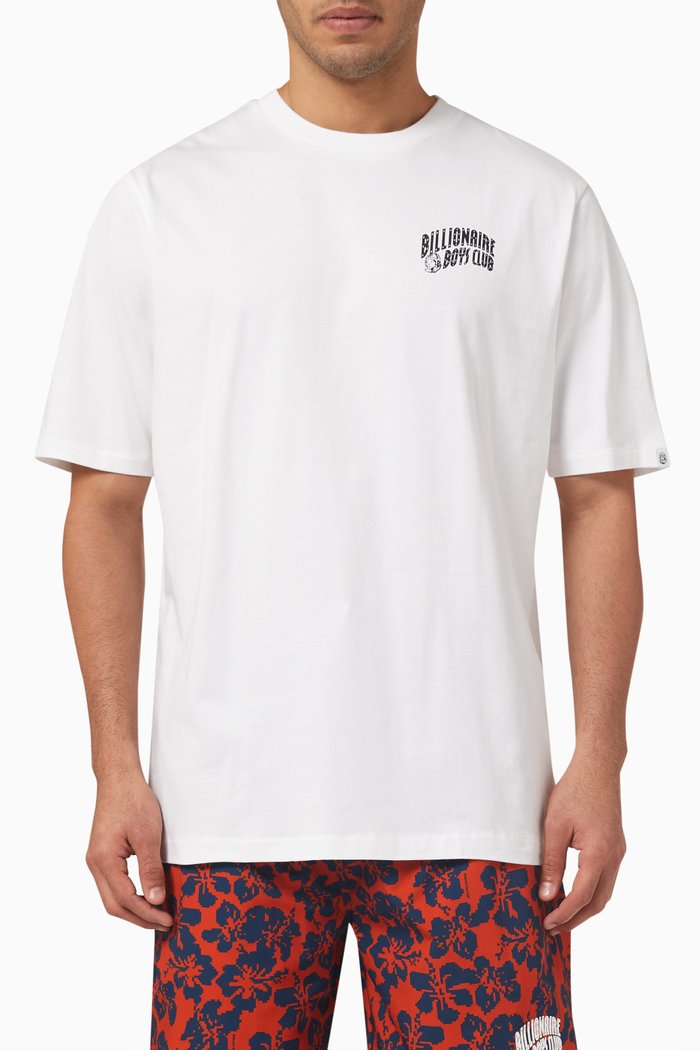 

Small Arch Logo T-shirt in Cotton, White
