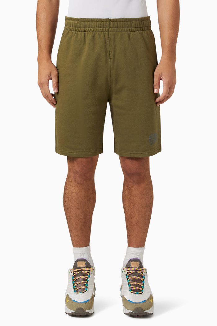 

Small Arch Logo Shorts in Cotton, Green