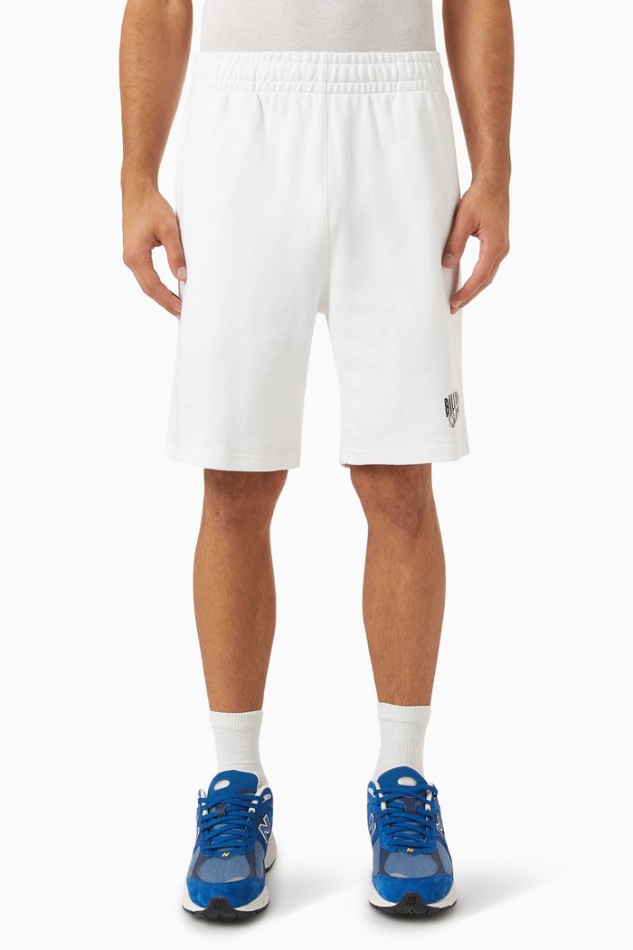 

Small Arch Logo Shorts in Cotton, White