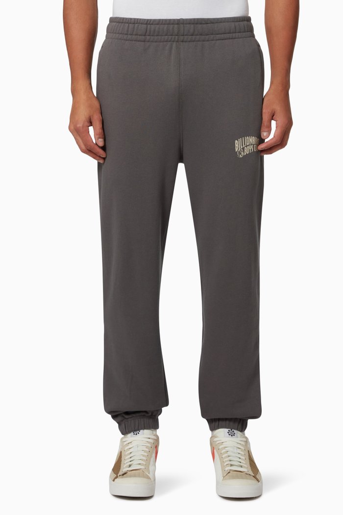 

Small Arch Logo Sweatpants in Cotton, Grey