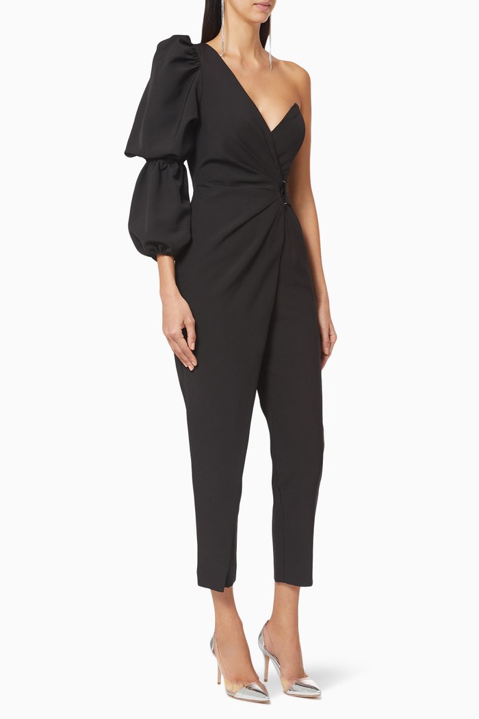 

Balloon Sleeve Jumpsuit, Black