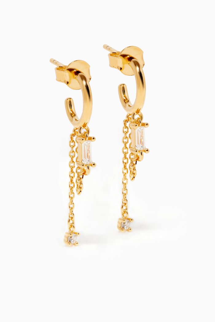 

Salma Earrings with 18kt Gold Plating