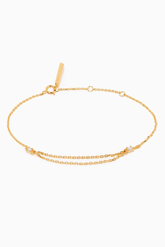 

Nia Bracelet in 18kt Gold Plating