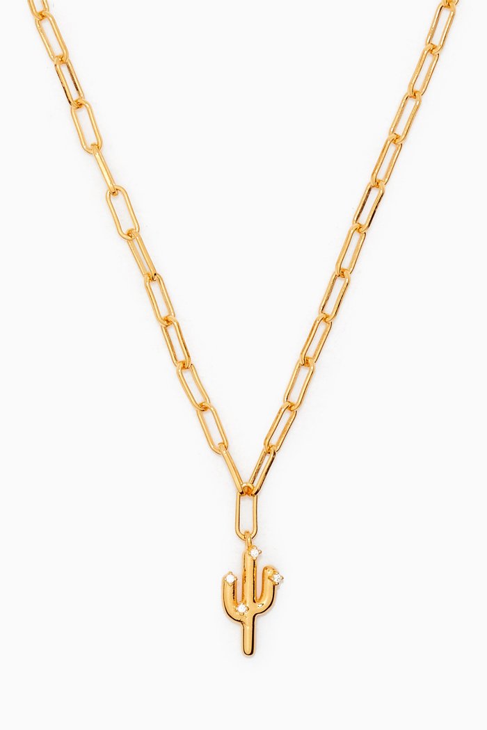 

West Necklace in 18kt Gold Plating