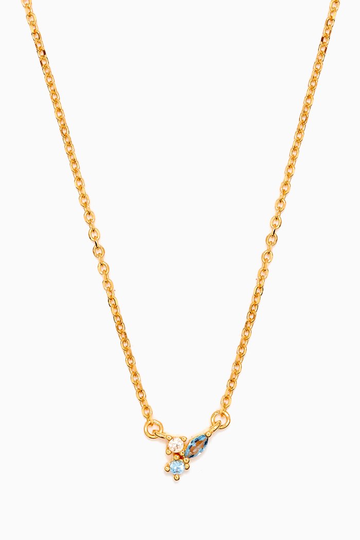 

Midnight Blue Necklace in 18kt Gold Plating