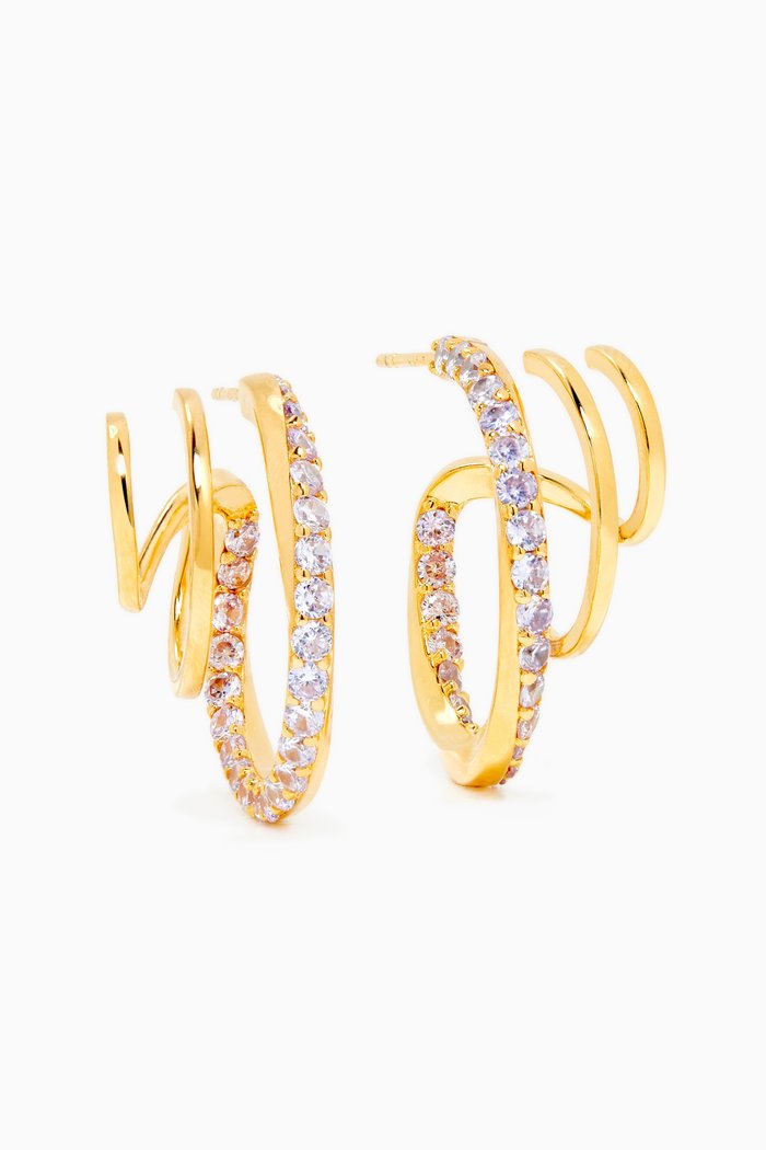 

Majestica Earrings in 18kt Gold Plating