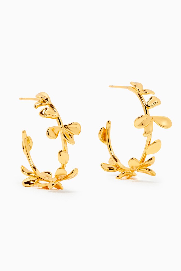 Lily Earrings in 18kt Gold Plating