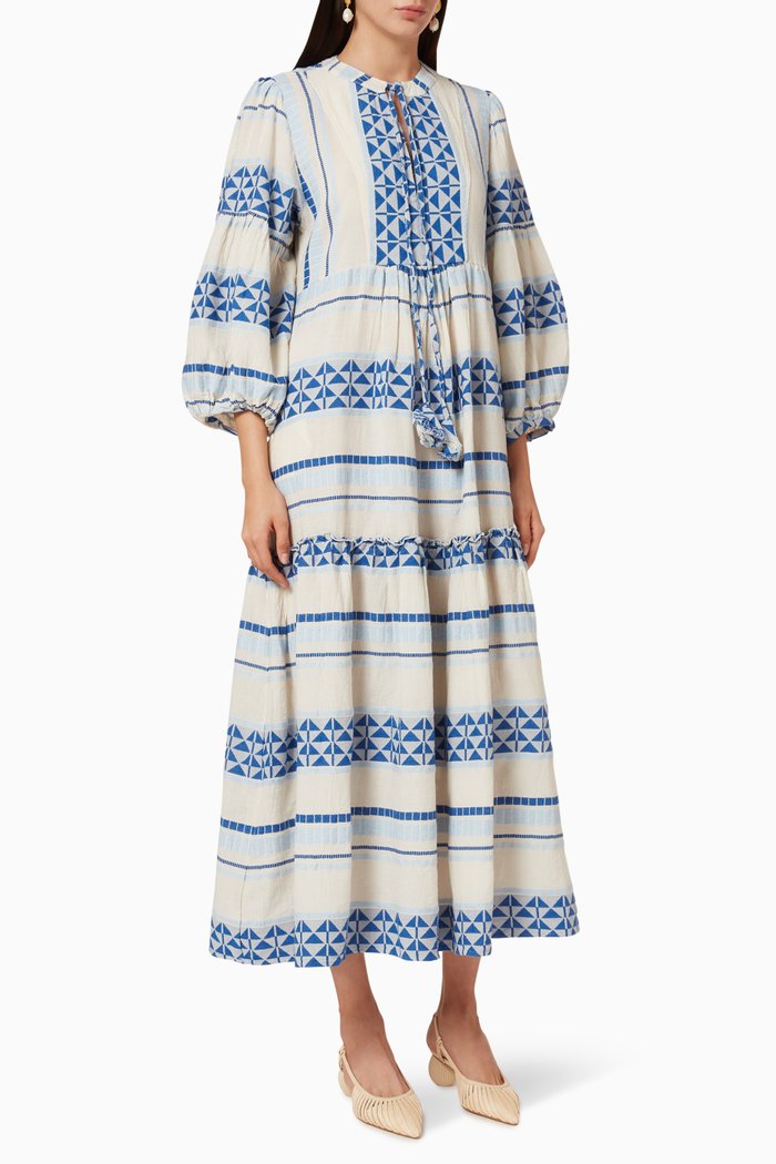 

Zakar Cotton Maxi Dress, Blue