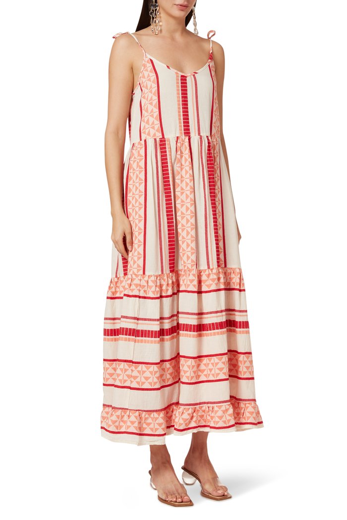 

Zakar Cotton Maxi Dress, Red