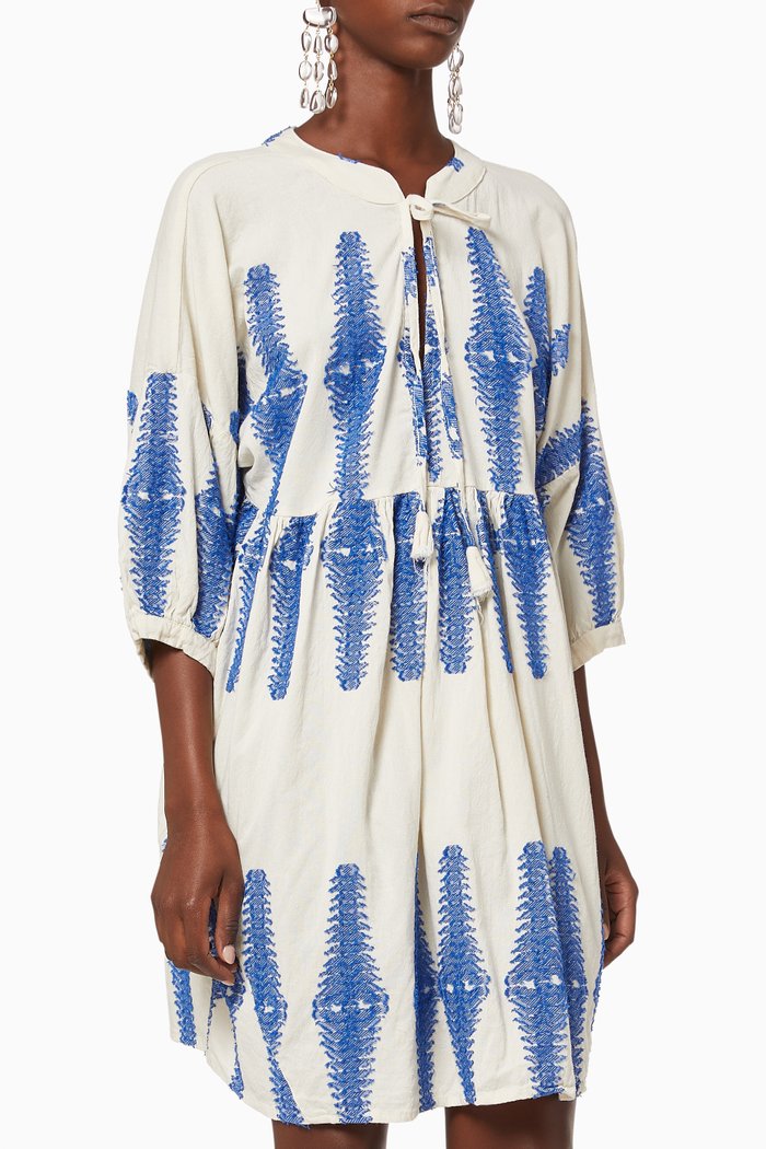 

Zakar Cotton Dress, Blue