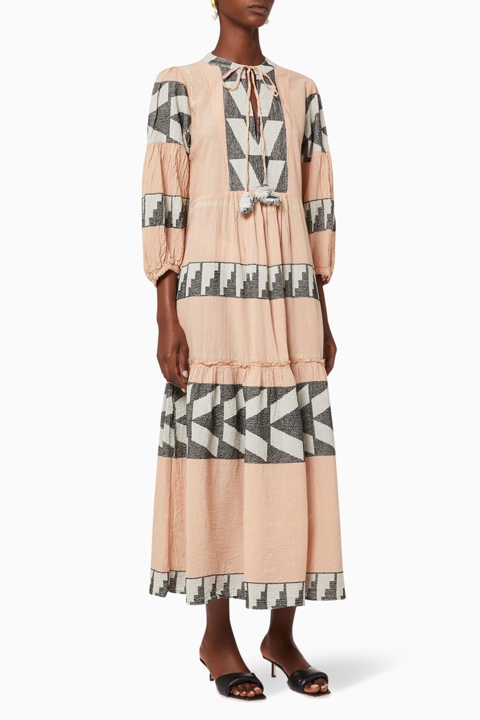 

Zakar Cotton Maxi Dress, Orange